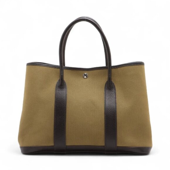 Hermès Garden Party 36 PM Khaki - Picture 1 of 10